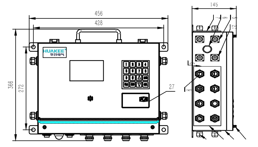 矿用本安型分站KJ1483-F(图3)